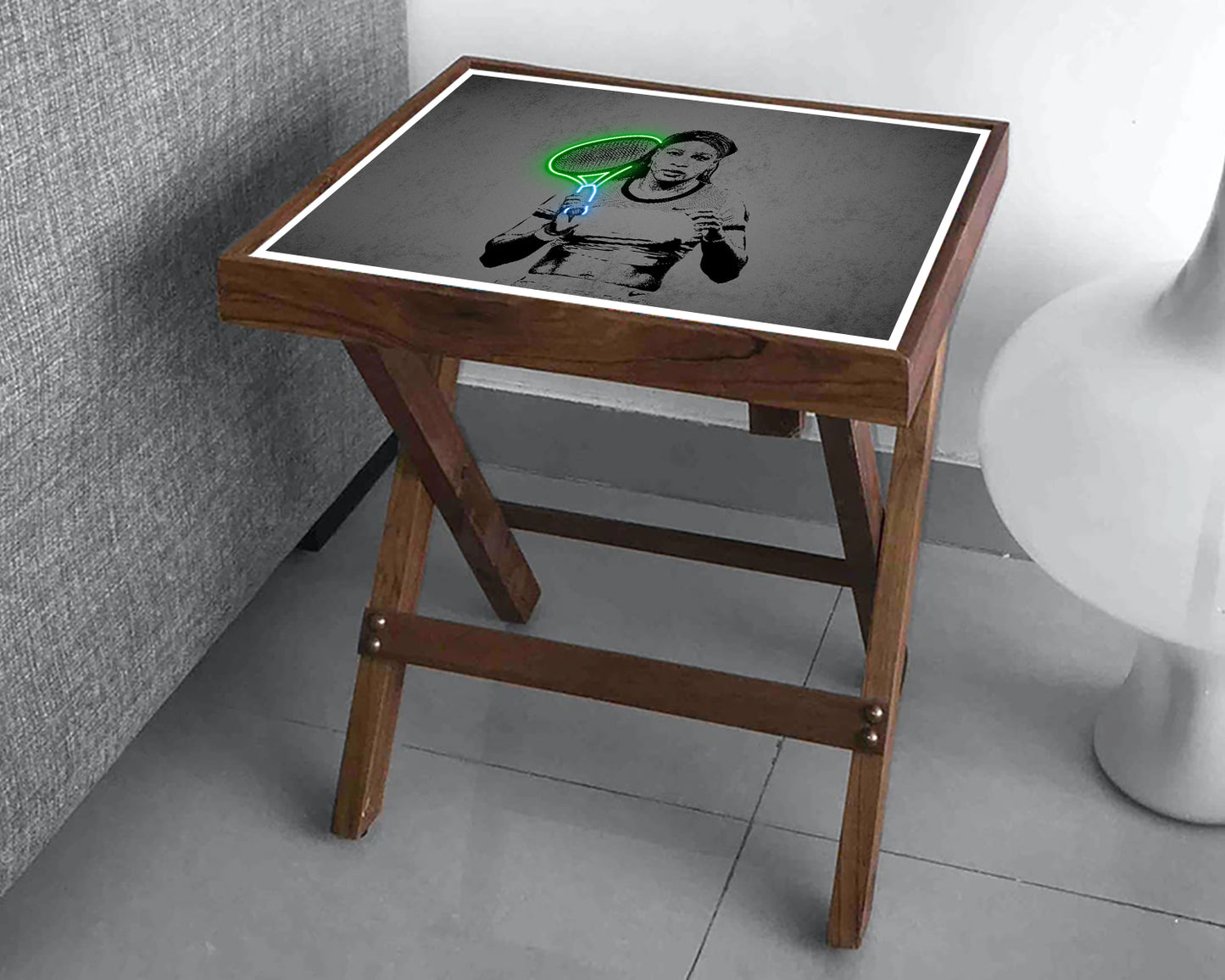 Serena Willams Neon Effect Coffee and Laptop Table