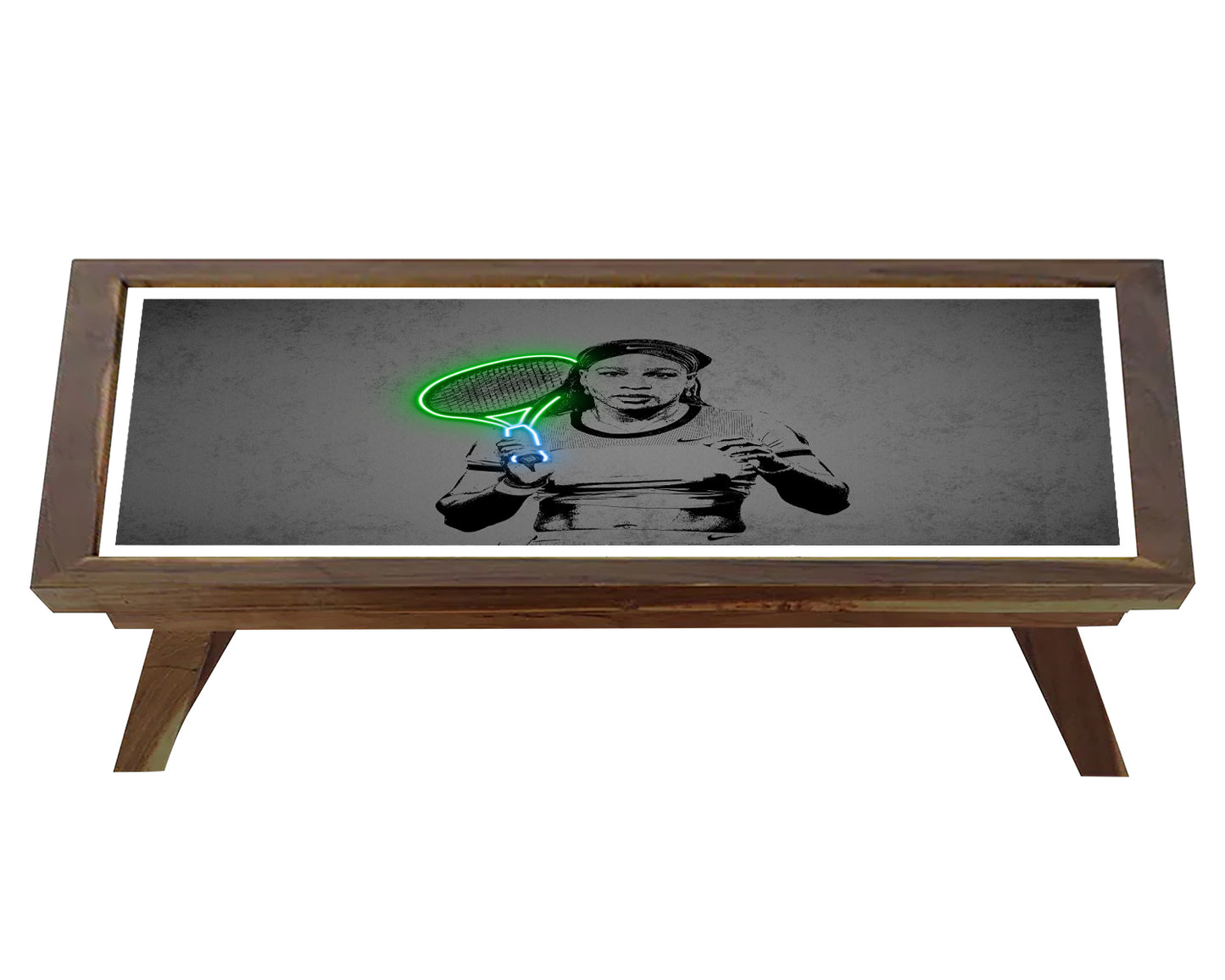Serena Willams Neon Effect Coffee and Laptop Table