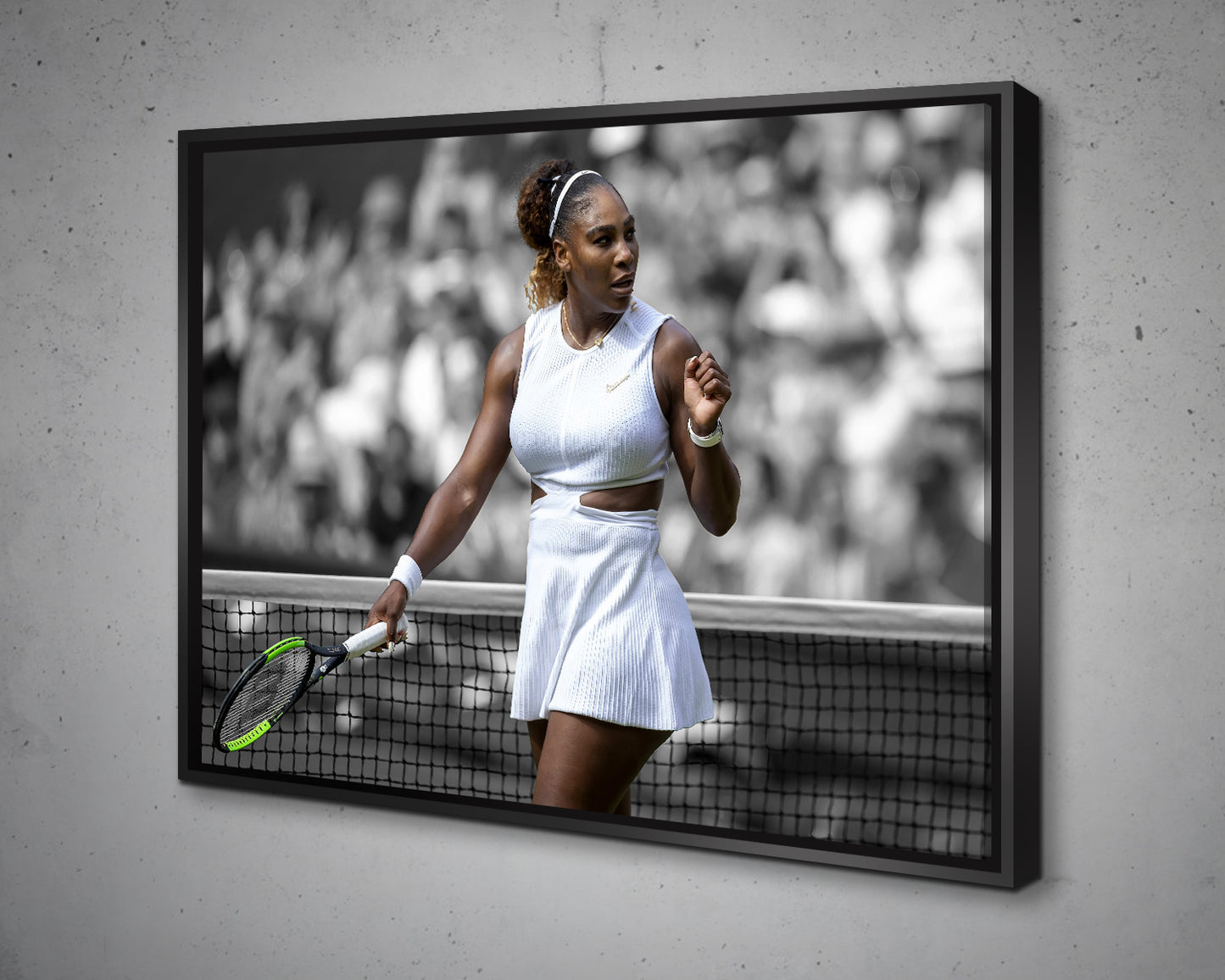 Serena Williams Black & White Canvas Art
