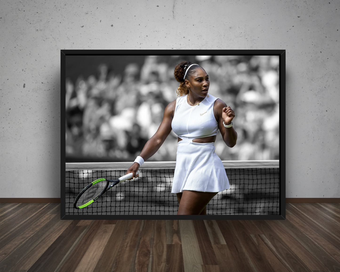 Serena Williams Black & White Canvas Art