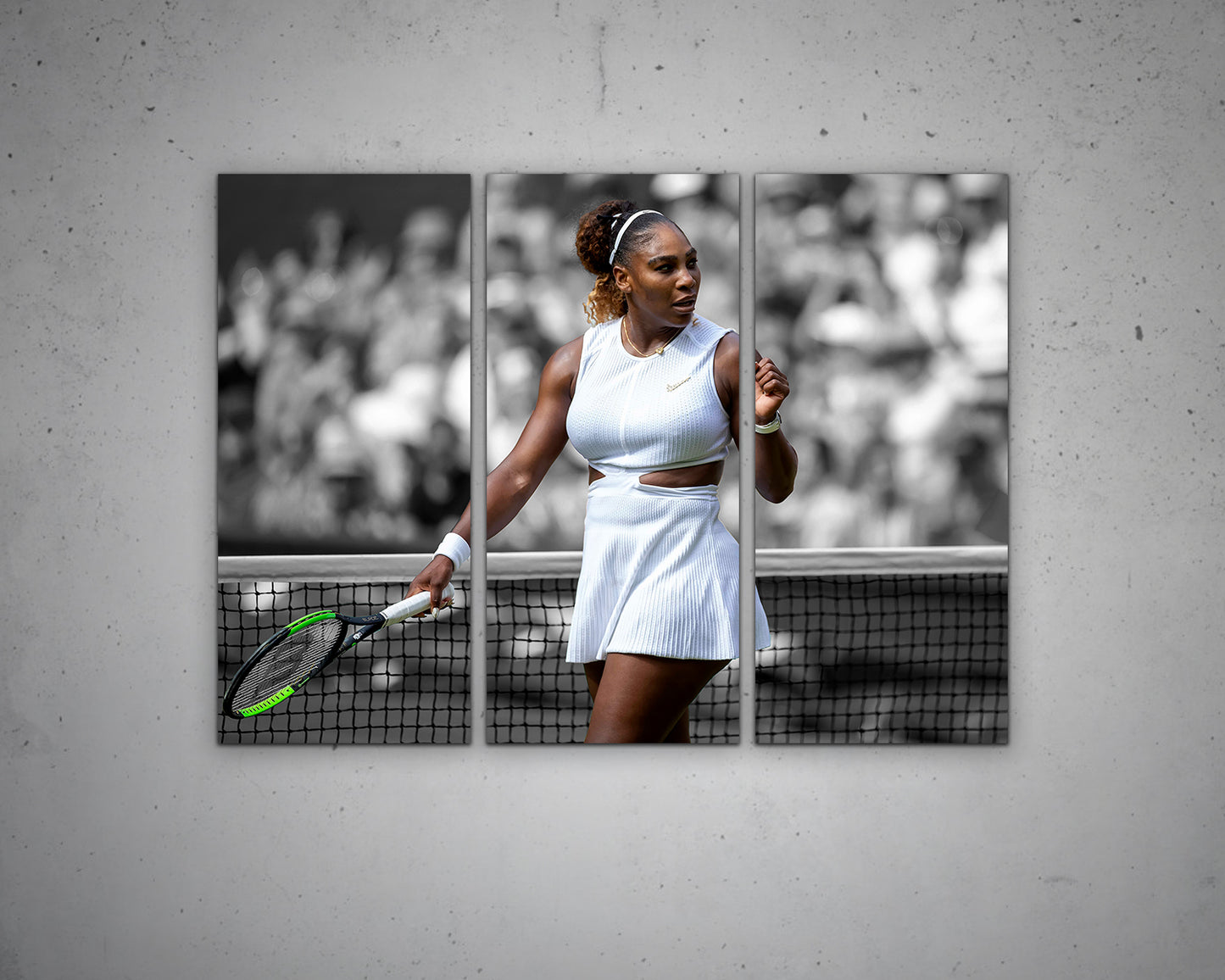 Serena Williams Black & White Canvas Art