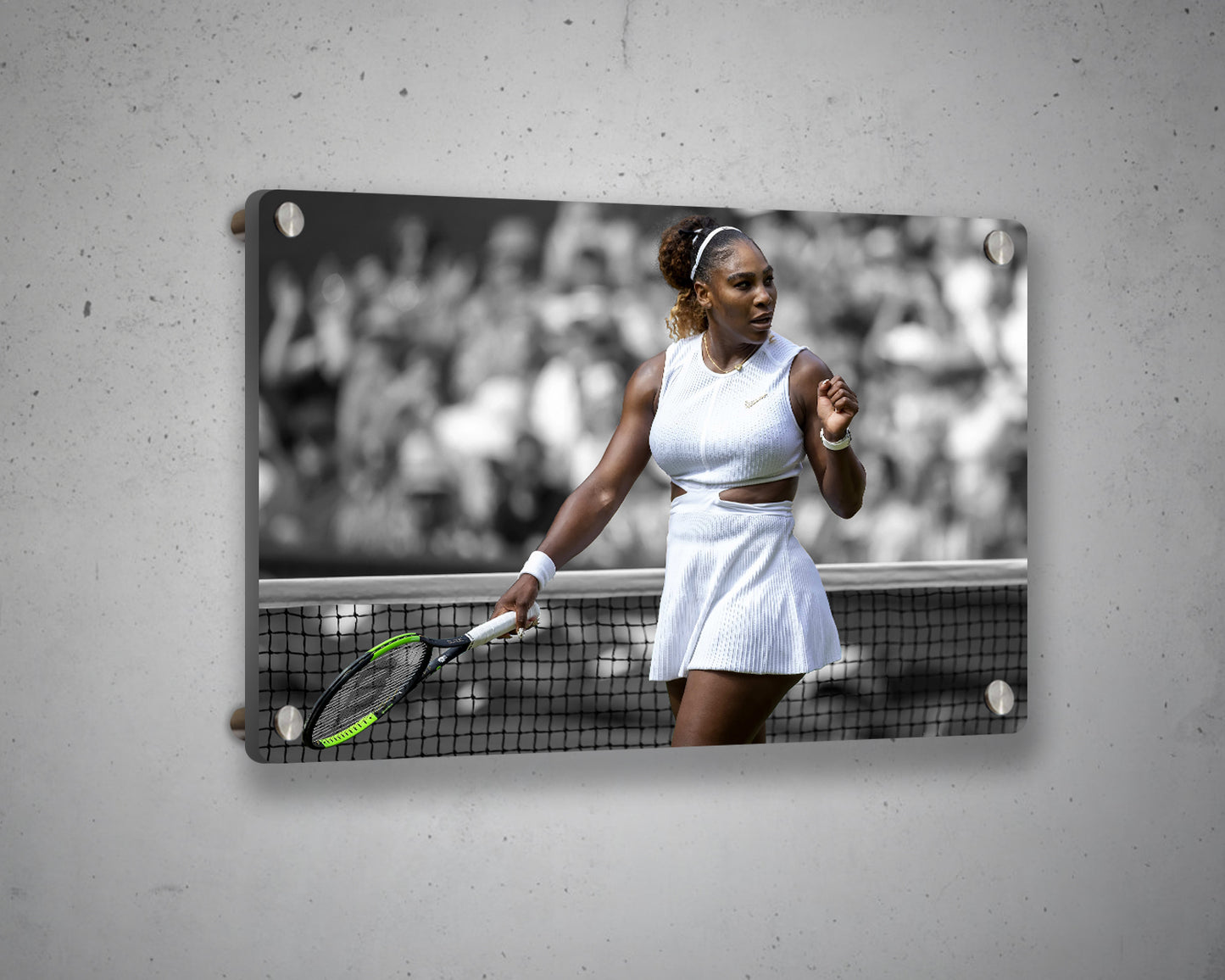 Serena Williams Black & White Canvas Art