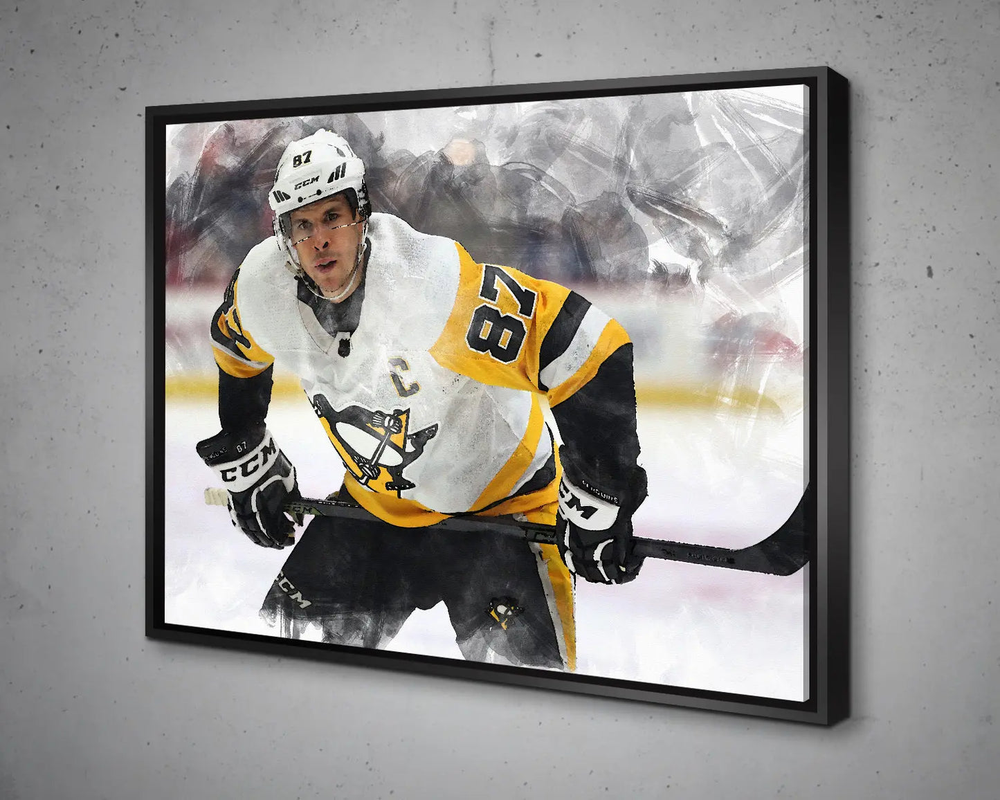 Sidney Crosby Multicolour Wall Art