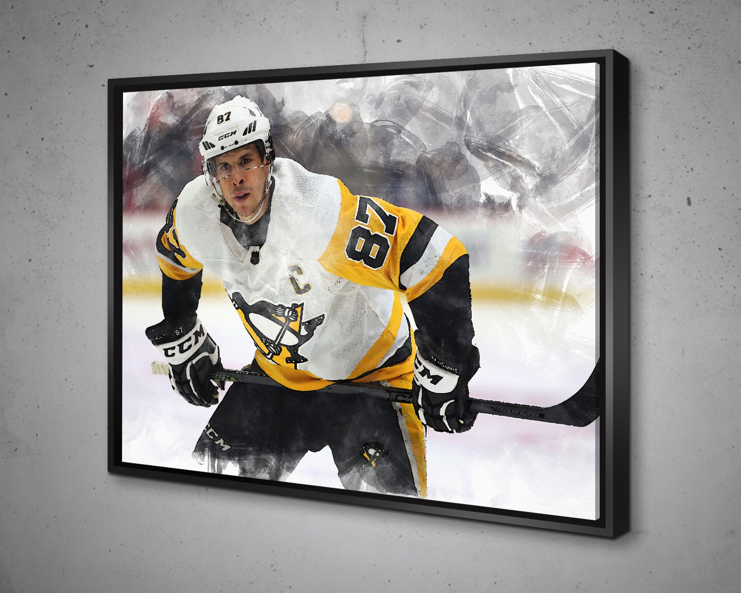 Sidney Crosby Multicolour Wall Art