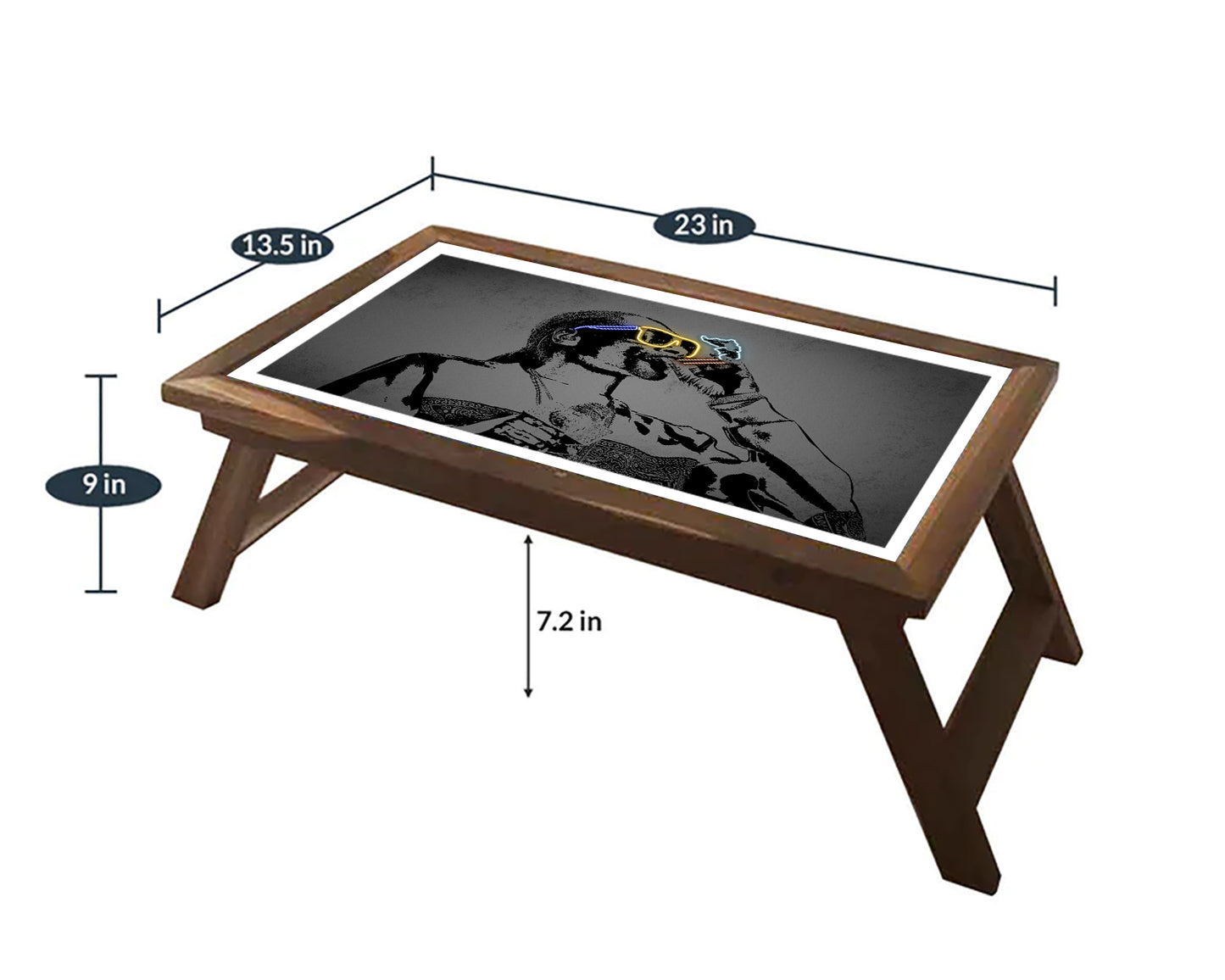 Snoop Dogg Neon Effect Coffee and Laptop Table