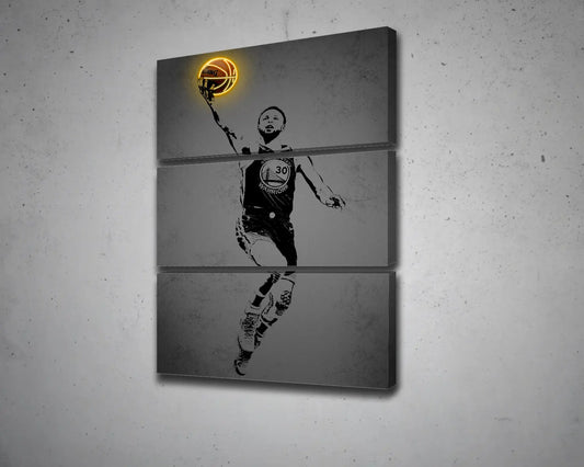 Stephen Curry Canvas Wall Art