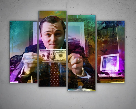 The Wolf Multicolour Wall Art