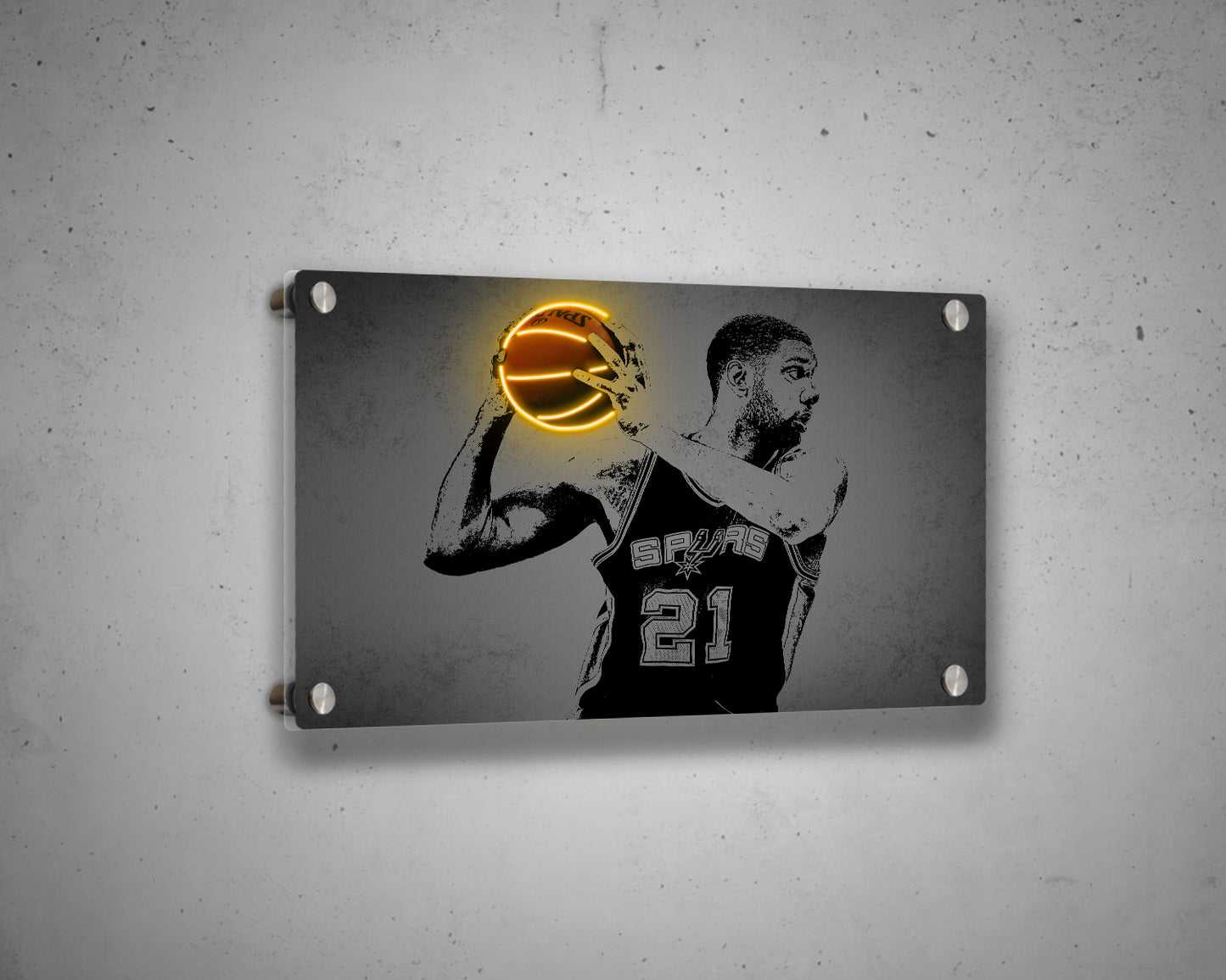 Tim Duncan Canvas Wall Art