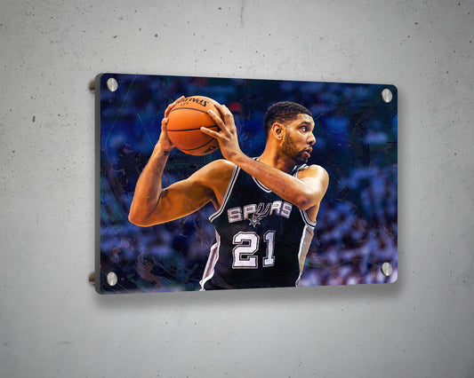Tim Duncan Multicolour Wall Art