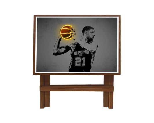 Tim Duncan Neon Effect Coffee and Laptop Table