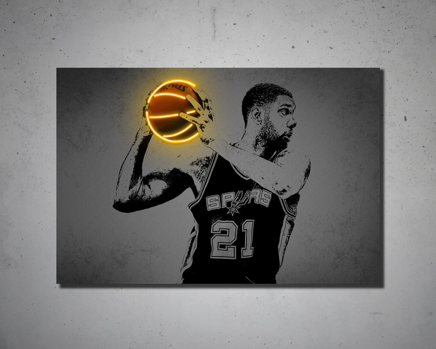 Tim Duncan Canvas Wall Art