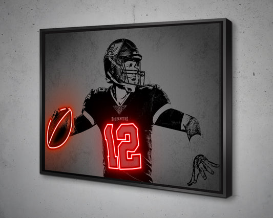 Tom Brady Canvas Wall Art