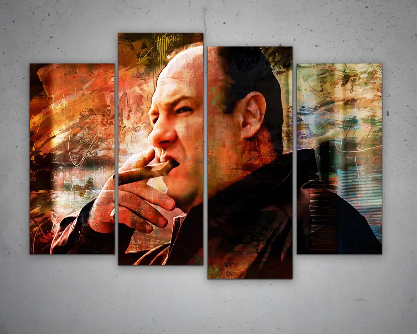 Tony Soprano Multicolour Wall Art