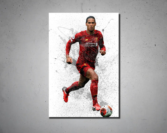 Virgil van Dijk Canvas Wall Art
