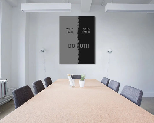 Work Hard Work Smart Canvas Wall Art