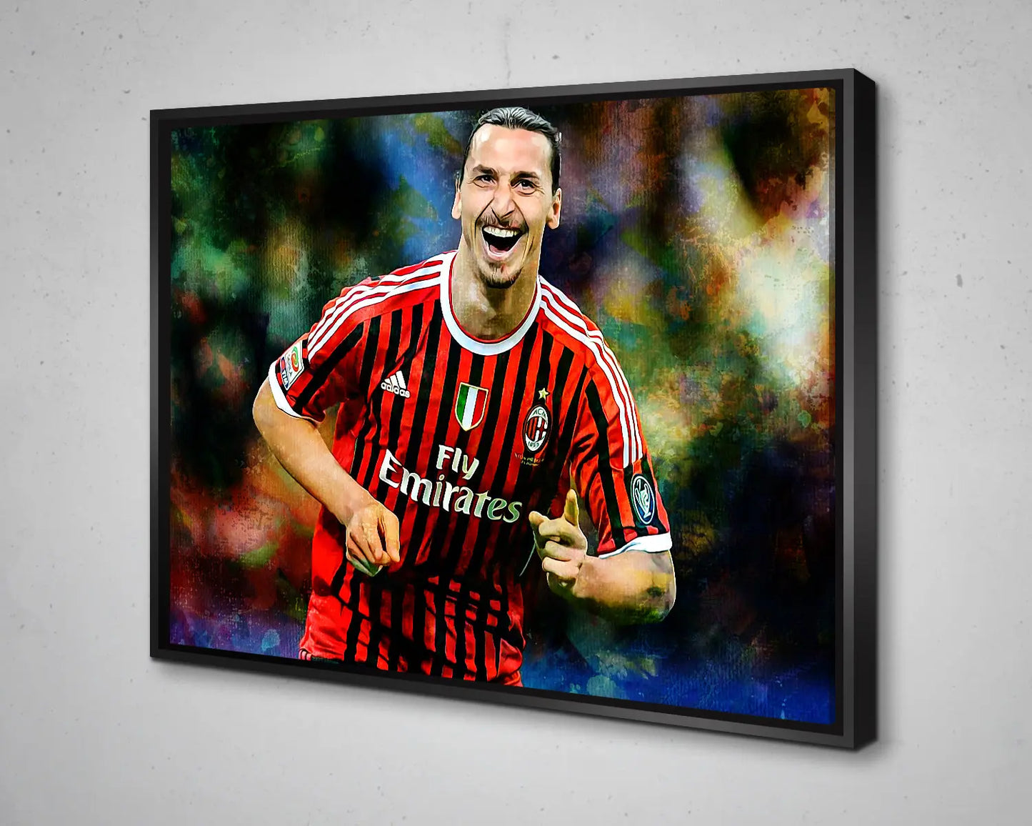 Zlatan Librahimovic Multicolour Wall Art