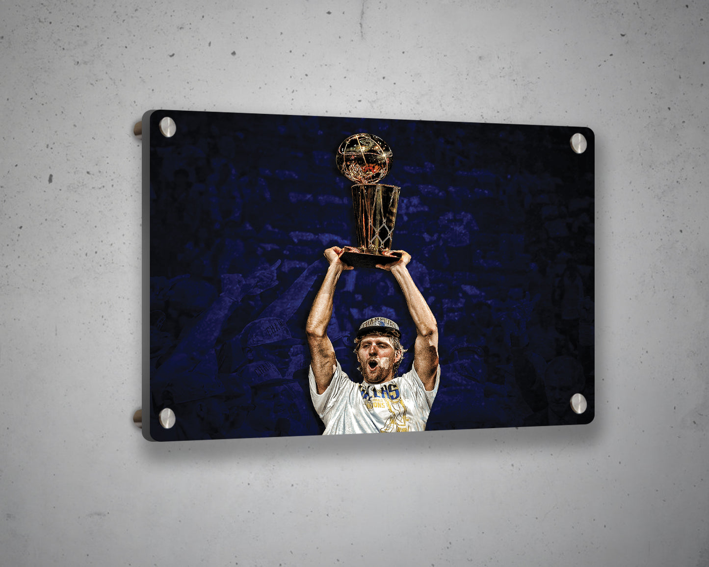 Dirk Nowitzki Black & White Canvas Art