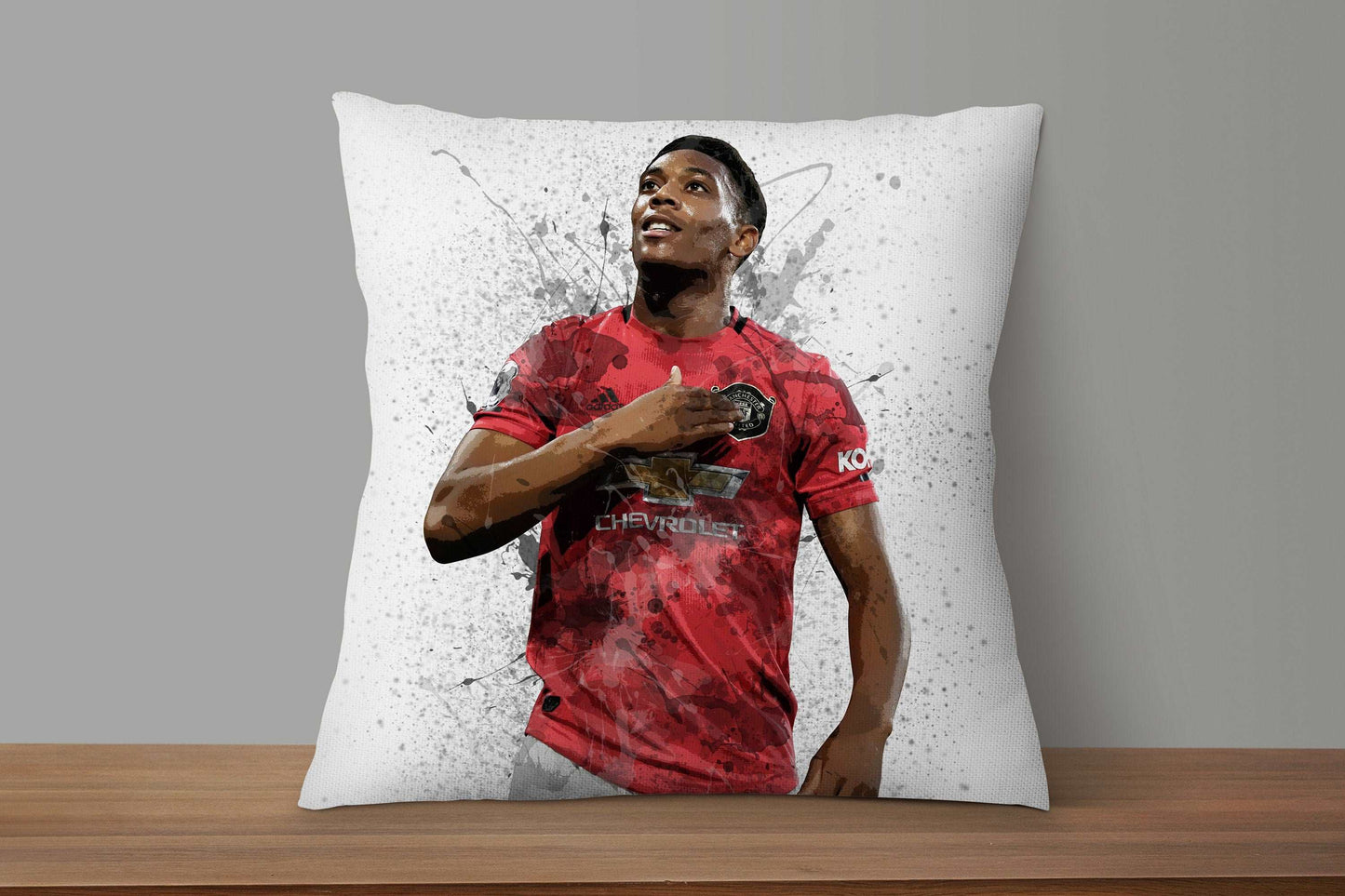 Anthony Martial Splash Effect Pillow