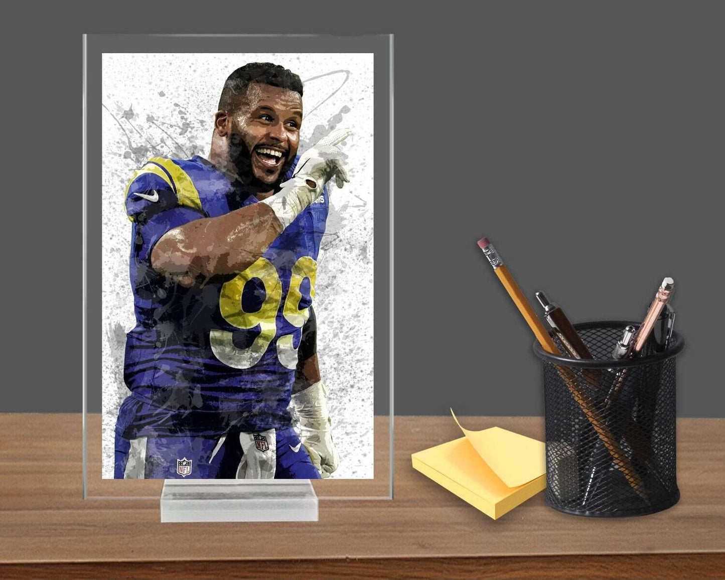 Aaron Donald Splash Effect Acrylic Table Top