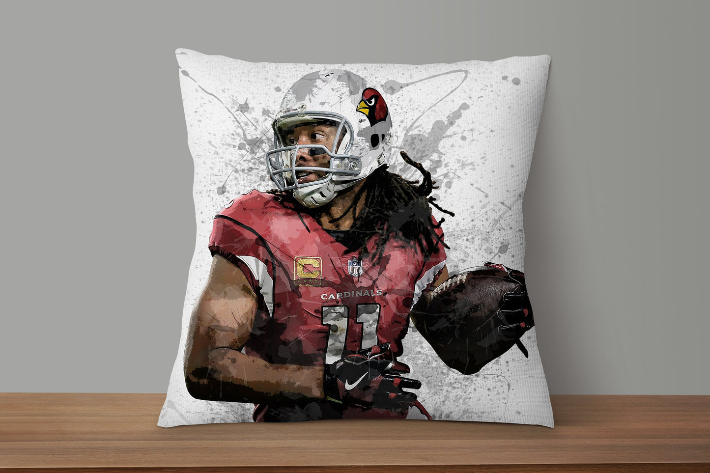 Larry Fitzgerald Jr. Splash Effect Pillow
