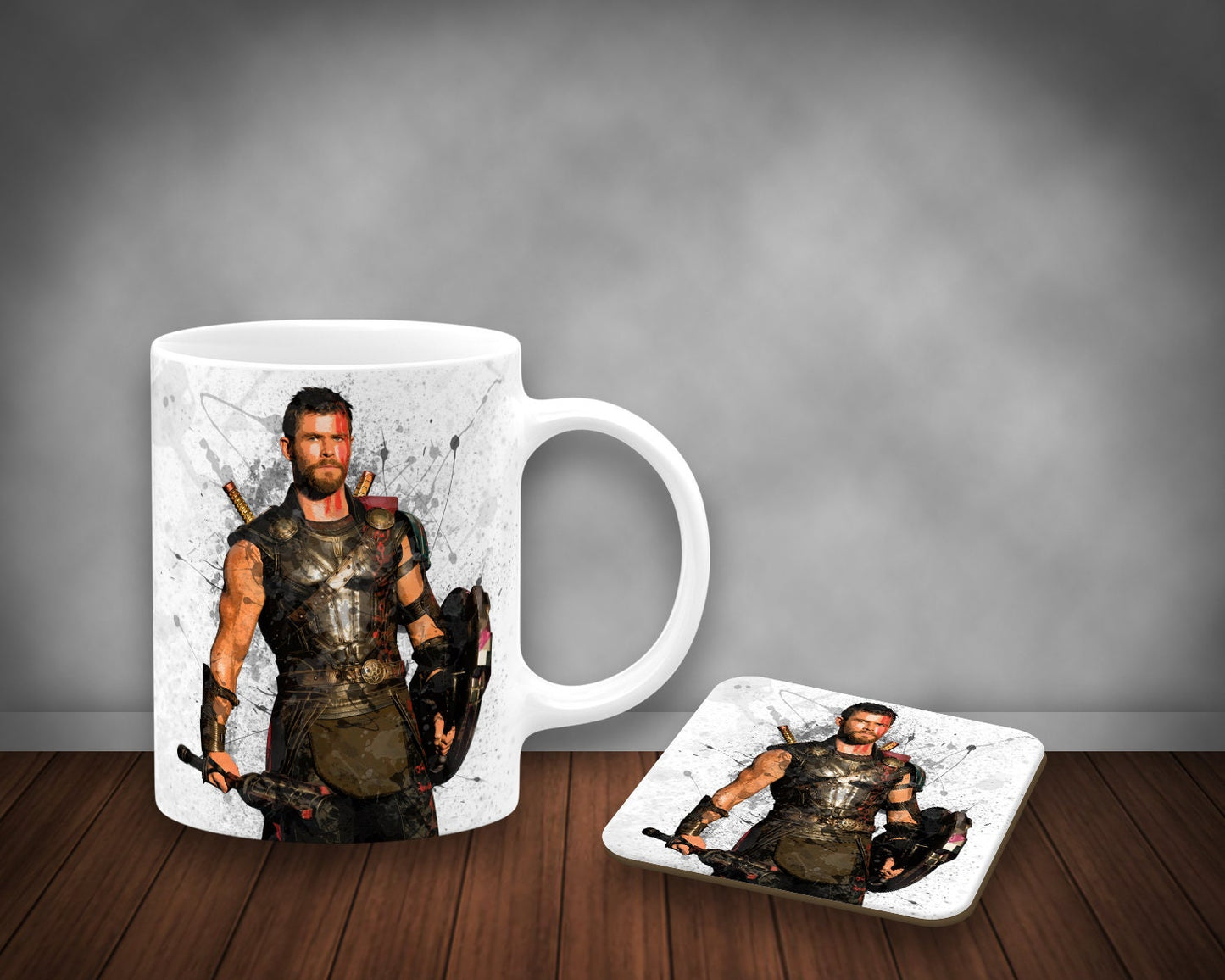 Thor Splash Effect Mug and Coaster