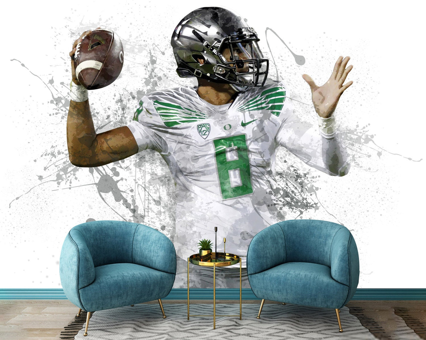 Marcus Mariota Splash Effect Wallpaper