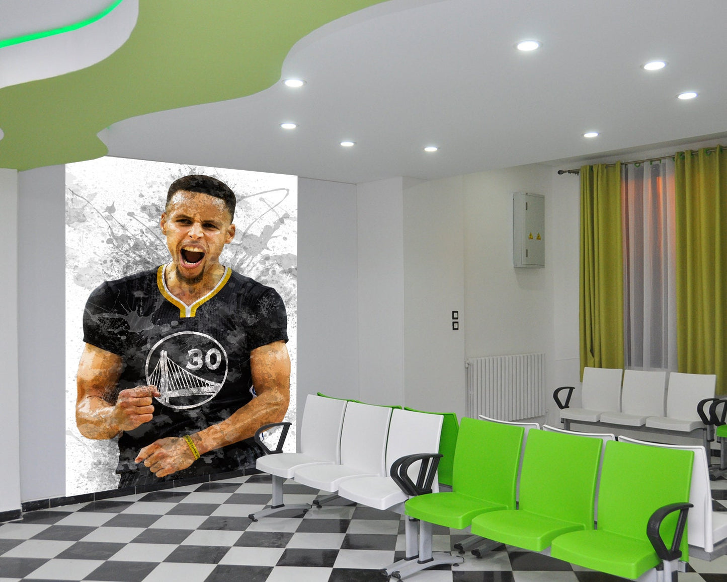 Stephen Curry Splash Effect Wallpaper