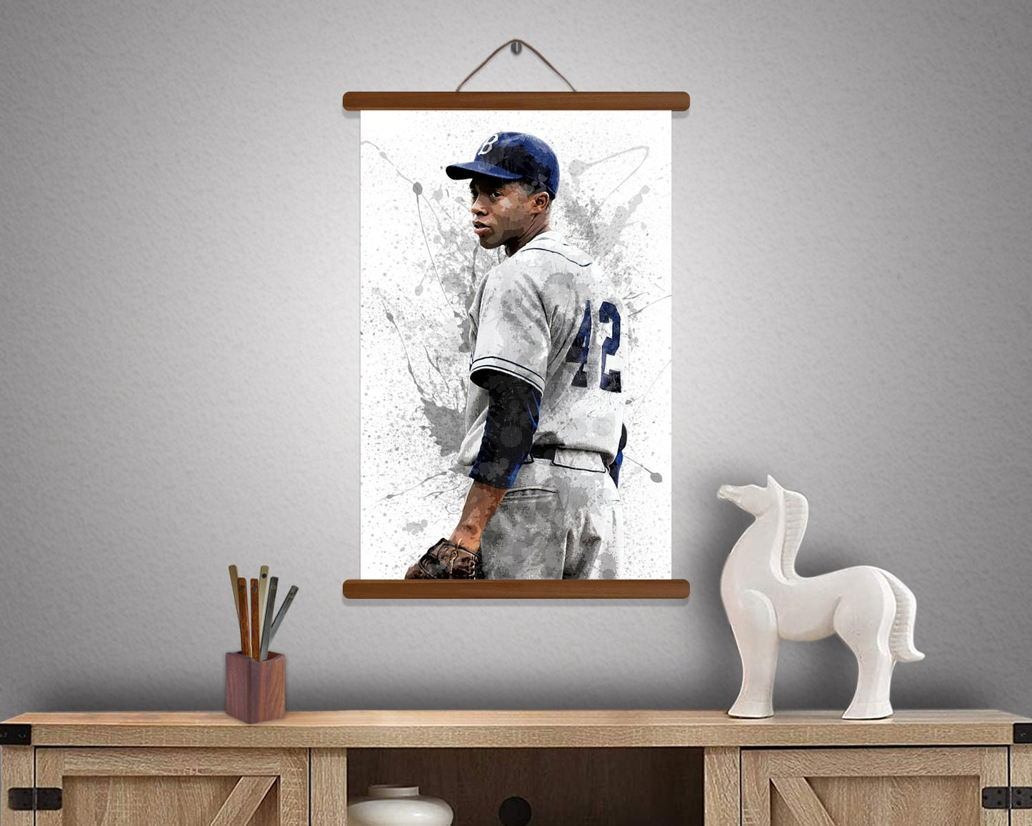 Jackie Robinson Hanging Frame