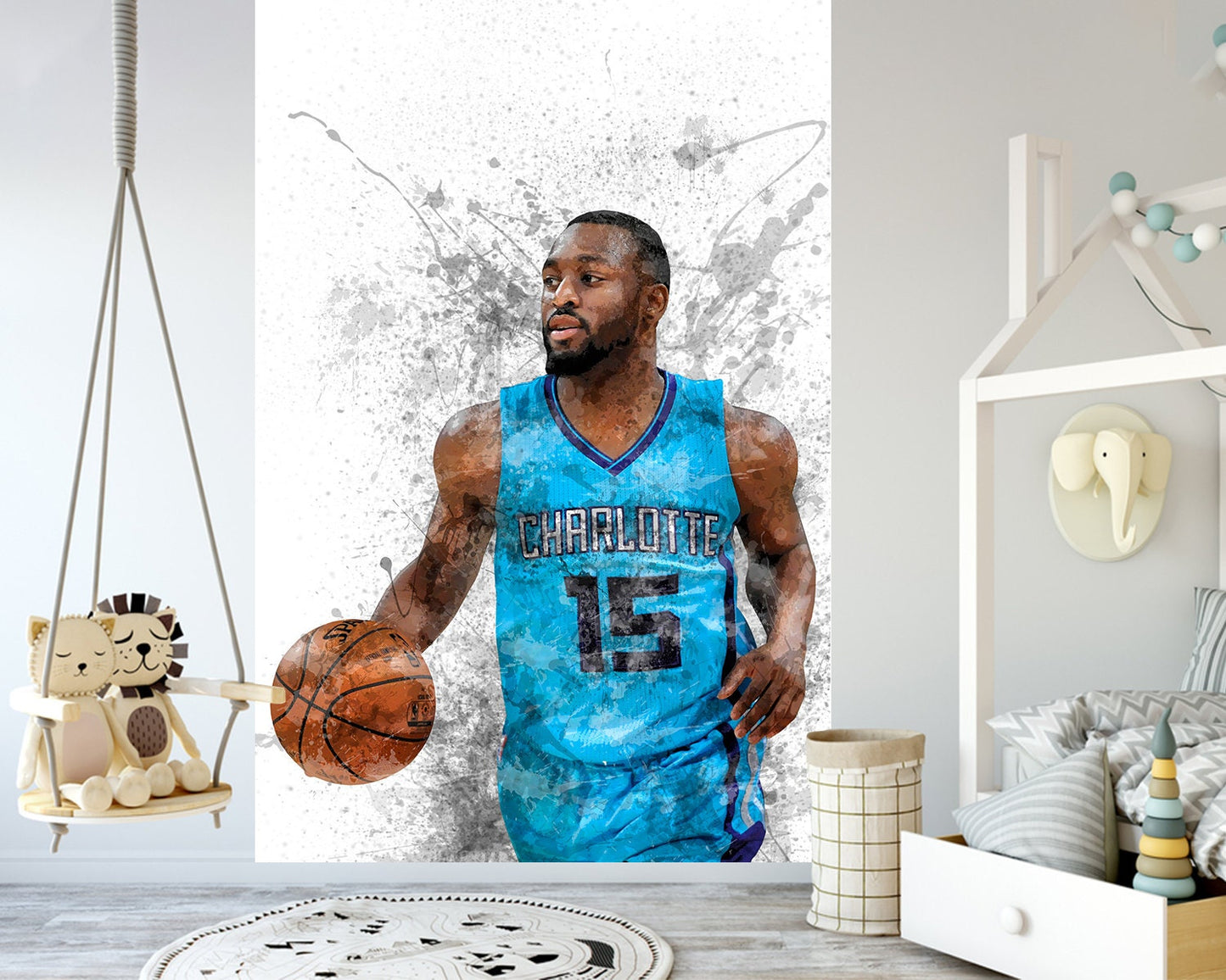 Kemba Walker Splash Effect Wallpaper