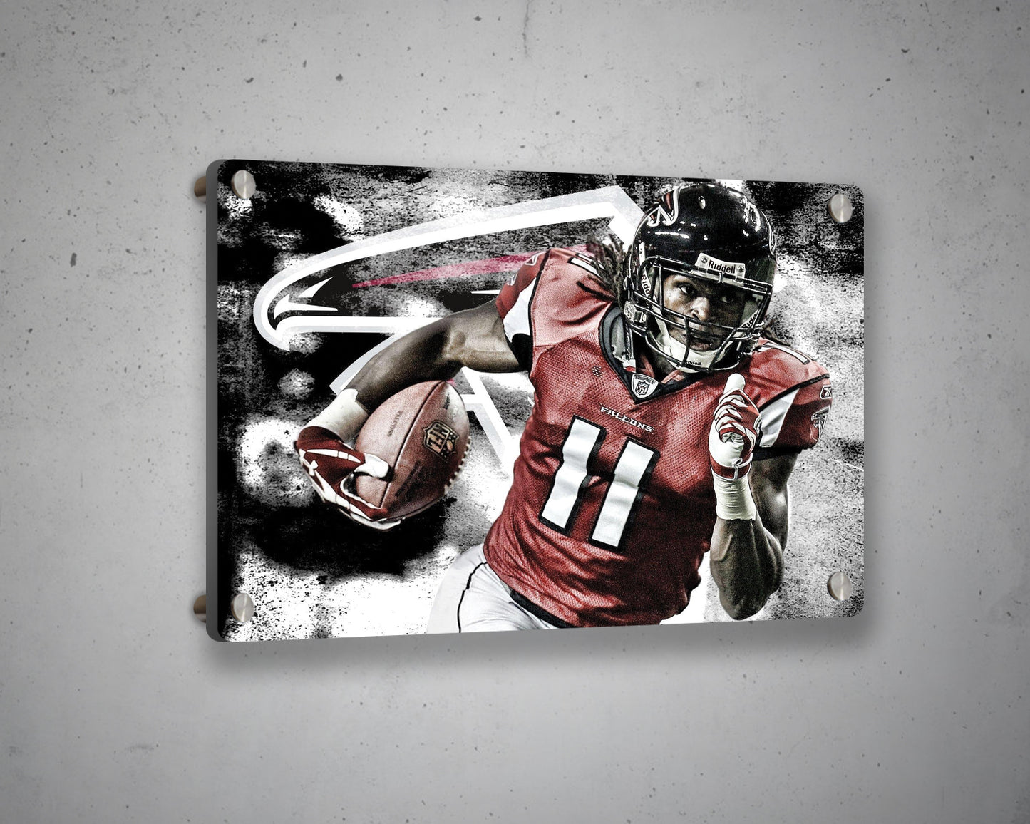 Julio Jones Black & White Canvas Art