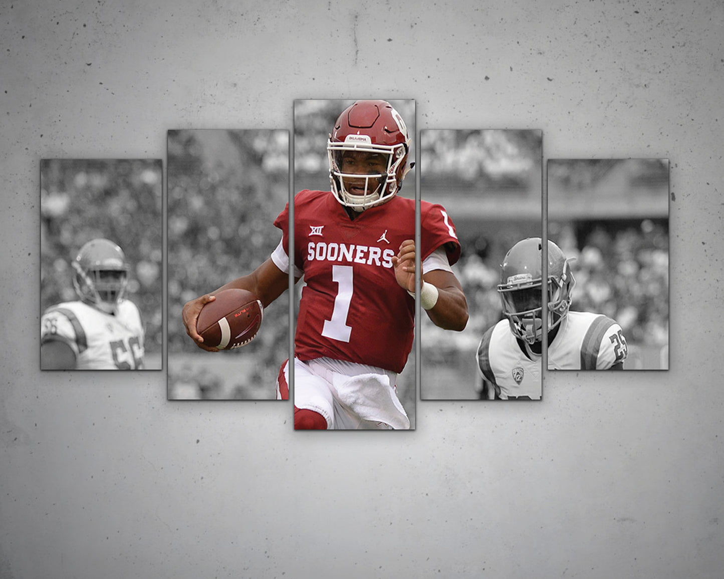 Kyler Murray Black & White Canvas Art