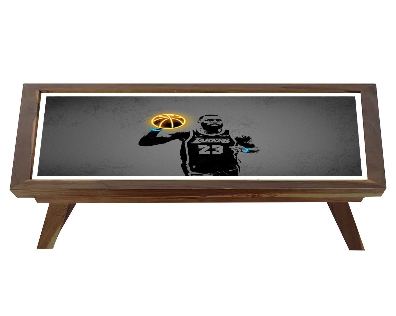 LeBron James Neon Effect Coffee and Laptop Table