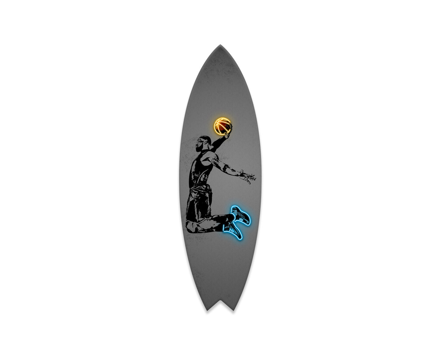 Lebron James Acrylic Surfboard Wall Art