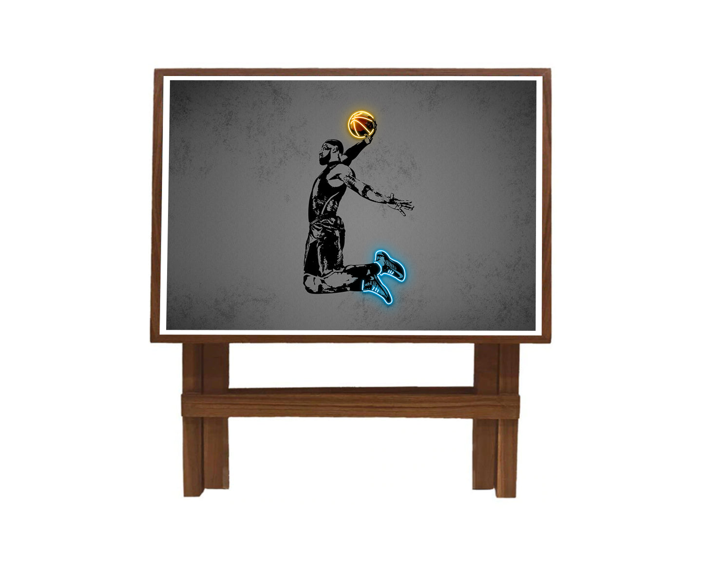 LeBron James Neon Effect Coffee and Laptop Table