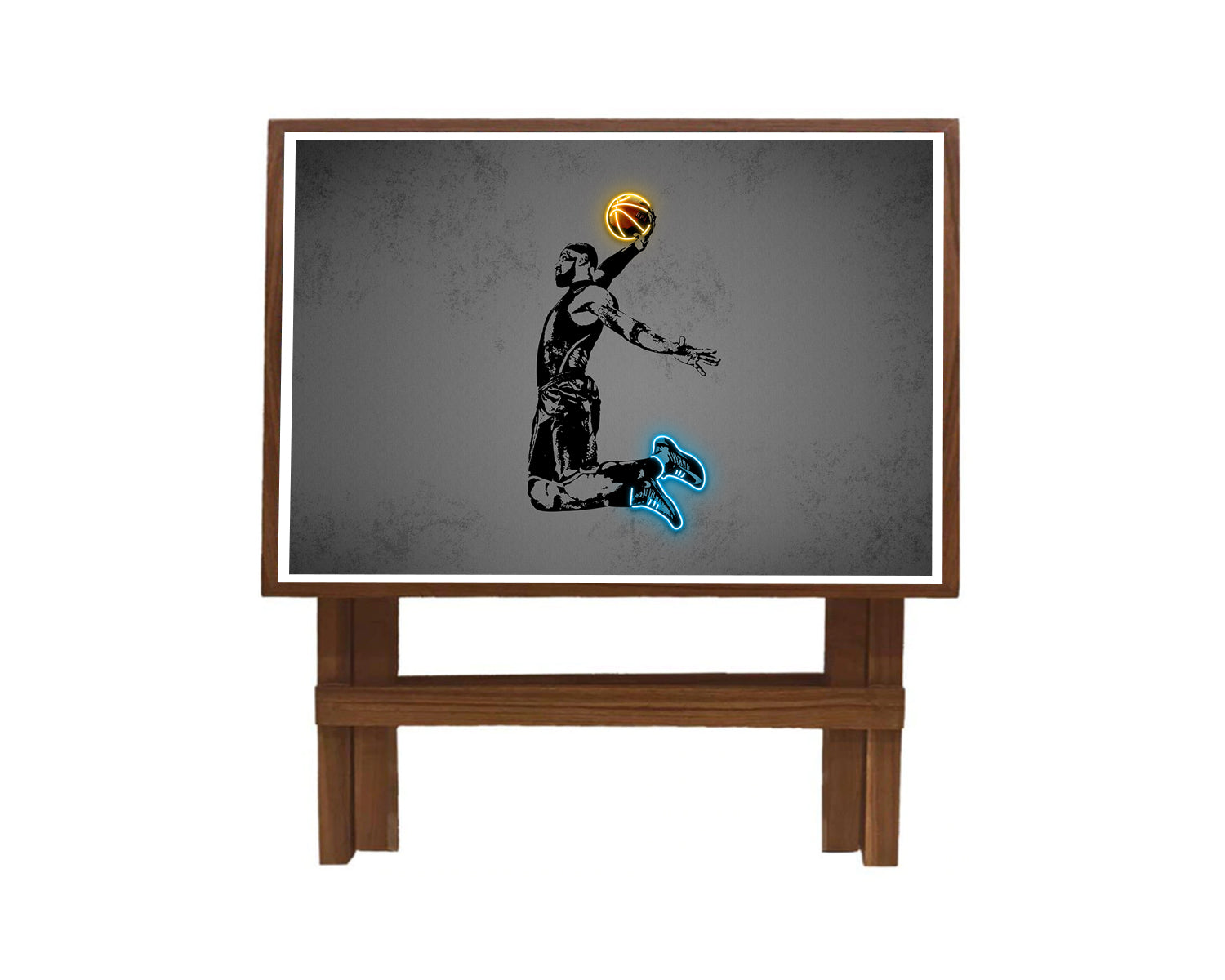 LeBron James Neon Effect Coffee and Laptop Table
