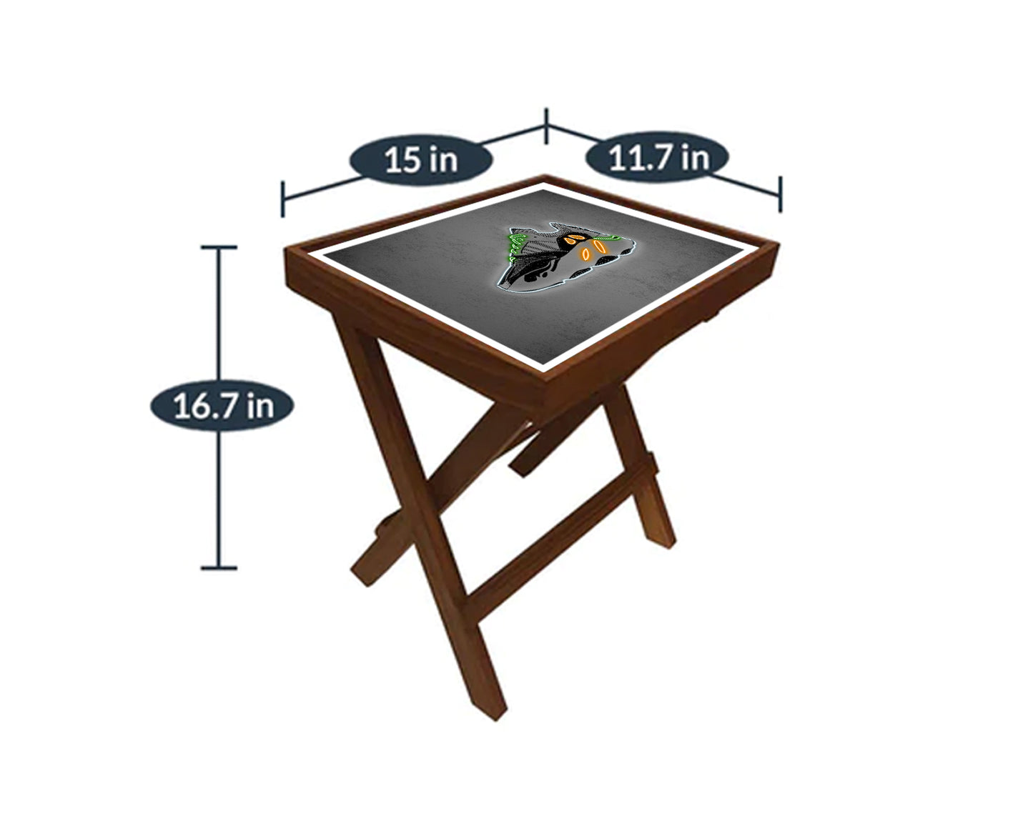 Yeezy Wave Runner Shoes Neon Effect Coffee and Laptop Table
