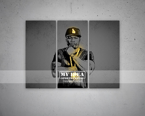 50 cent Canvas Wall Art