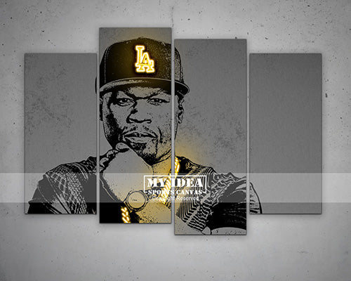 50 cent Canvas Wall Art