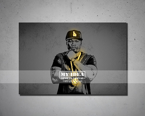 50 cent Canvas Wall Art