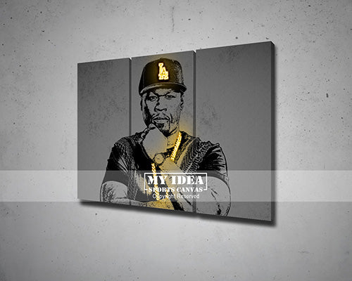 50 cent Canvas Wall Art