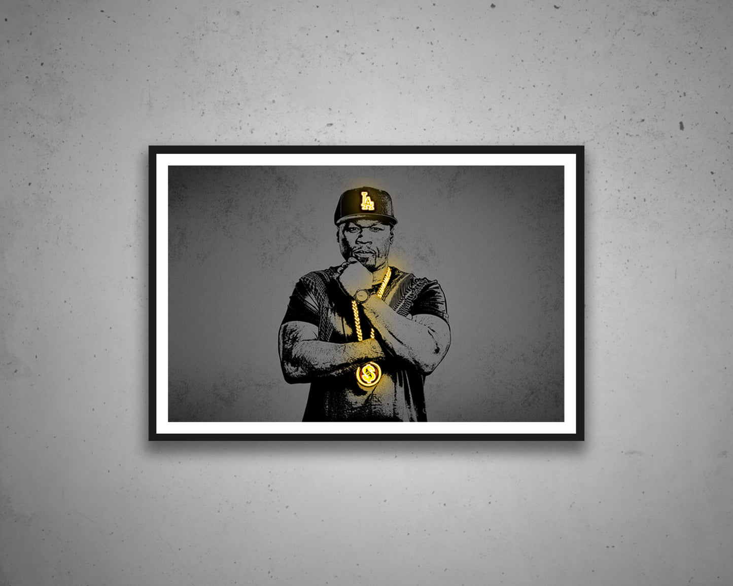 50 cent Canvas Wall Art