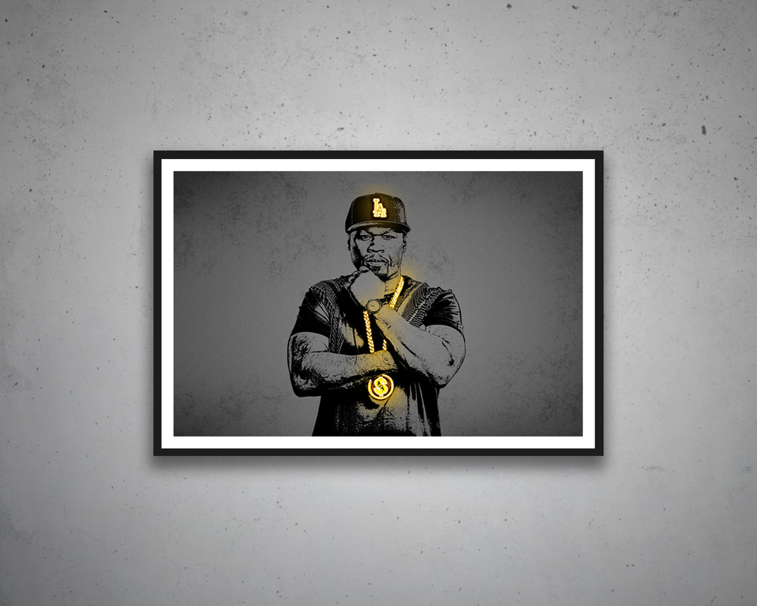 50 cent Canvas Wall Art