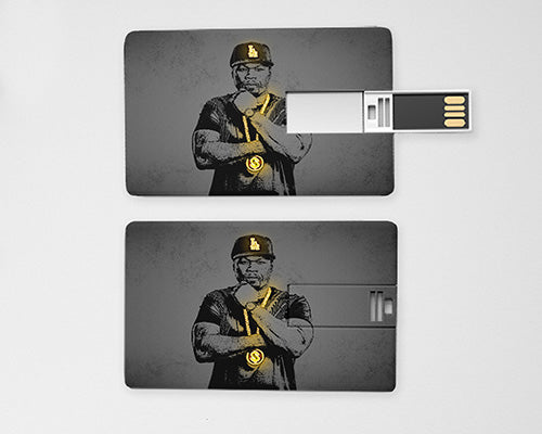 50 Cent Neon Effect Pendrive