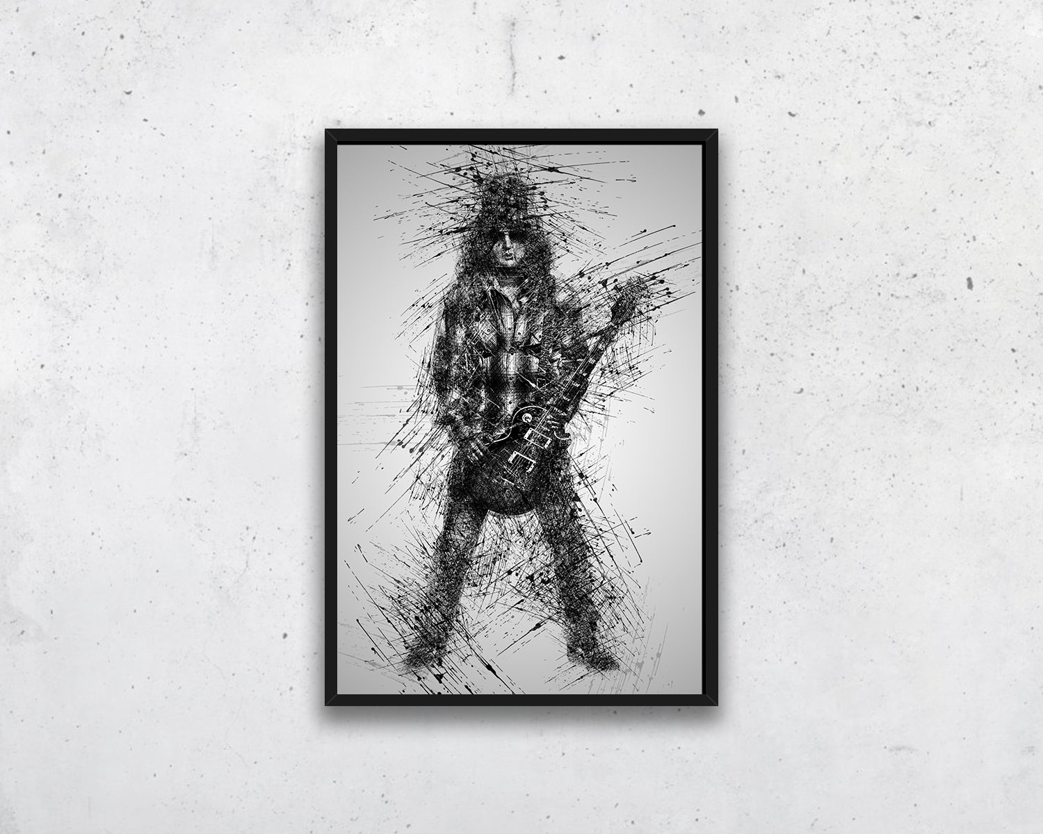 SLASH WEARING Sketch Wall Art