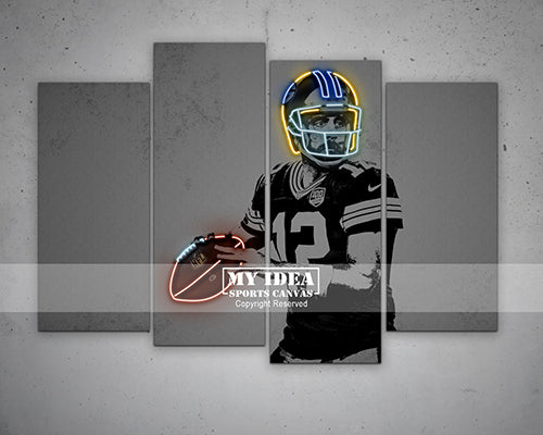 Aaron Rodgers Canvas Wall Art