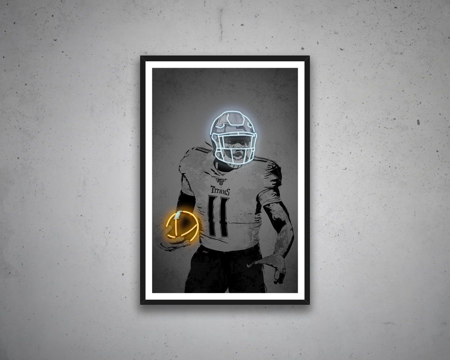 A. J. Brown Canvas Wall Art