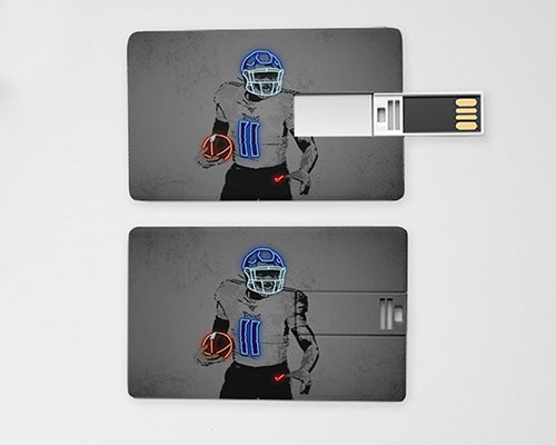 AJ Brown Neon Effect Pendrive