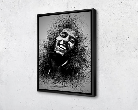 Bob Marley Sketch Wall Art