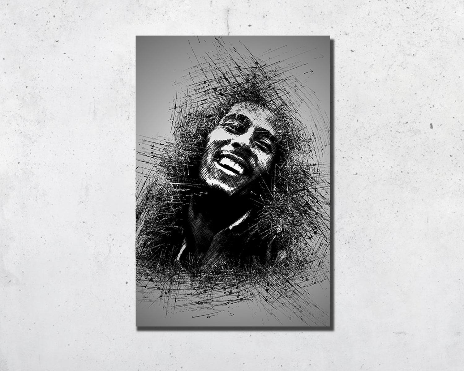 Bob Marley Sketch Wall Art