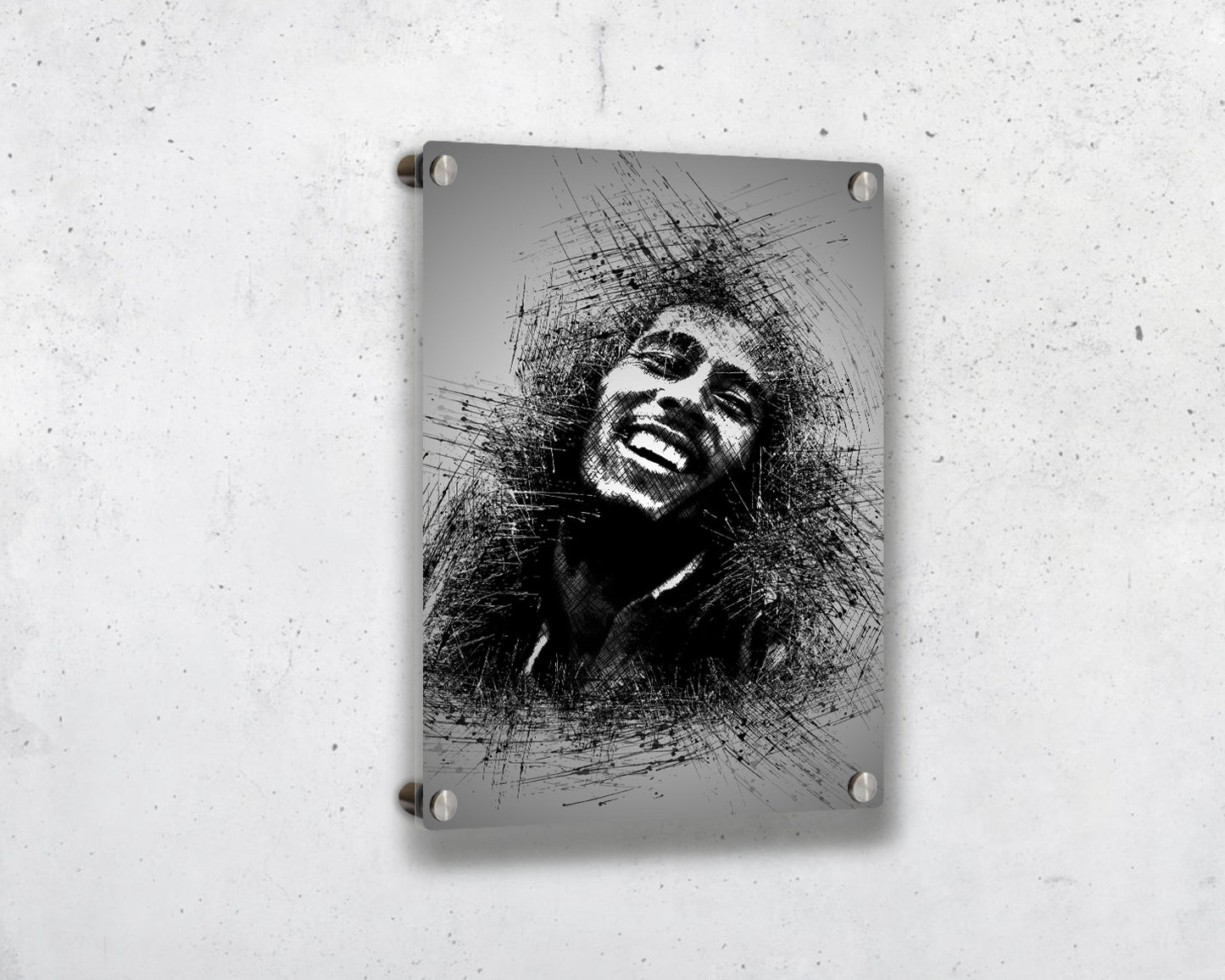 Bob Marley Sketch Wall Art